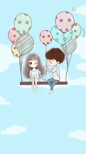 Same Exact Stripes Shirts Of The Couple Wallpaper