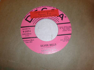 Sammy Kaye's Silver Bells Vinyl Record Wallpaper