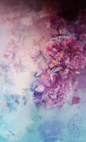 Samsung A51 Blue And Purple Aesthetic Paint Brushes Wallpaper