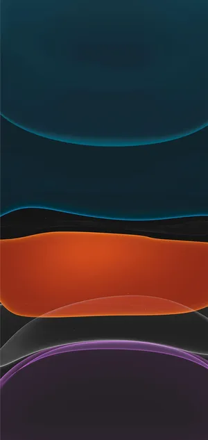 Samsung A51 Dark Neon Blobs Wallpaper