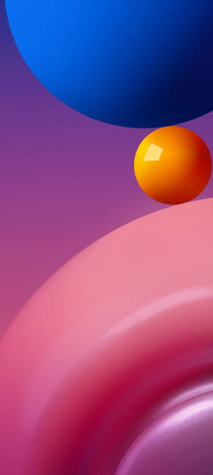 Samsung Galaxy 4k Opaque Colored Balls Wallpaper