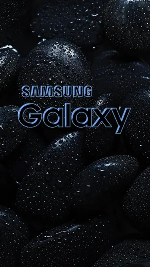 Samsung Galaxy Black Stone Design Wallpaper