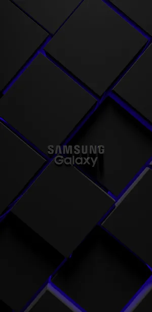 Samsung Galaxy Cubes Purple Light Wallpaper