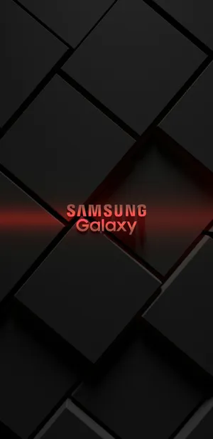 Samsung Galaxy Geometric Red Light Wallpaper