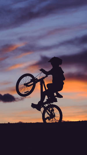 Samsung Galaxy S7 Edge Kid On A Bike Wallpaper