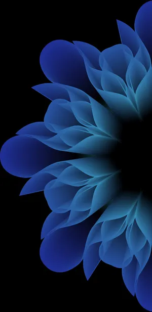 Samsung M21 Spiralling Flower Wallpaper