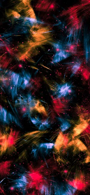 Samsung Mobile Abstract Color Splashes Wallpaper