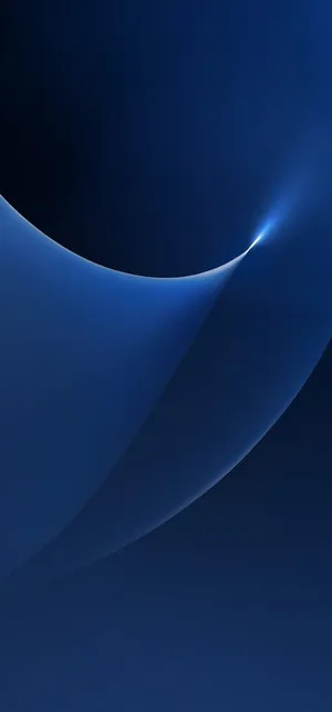 Samsung S23 Ultra Abstract Blue Curve Wallpaper Wallpaper