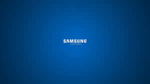 Samsung Tv Logo Blue Background Wallpaper