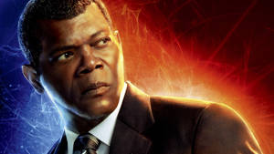 Samuel L Jackson On Captain Marvel Wallpaper