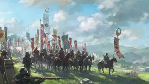 Samurai_ Army_ Preparing_for_ Battle.jpg Wallpaper