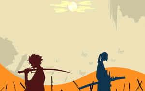 Samurai Champloo Silhouette Artwork Wallpaper