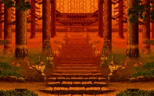 Samurai Shodown Iii Pixel Art Wallpaper