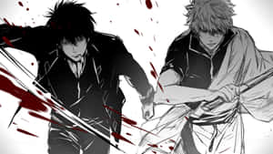 Samurai Spirit - Hijikata Toshiro In Action Wallpaper