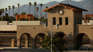 San Bernardino Train Station Dusk Wallpaper