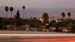 San Bernardino Twilight Scenery Wallpaper