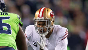 San Francisco 49ers Arik Armstead Versus Seattle Seahawks Wallpaper