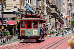 San Francisco City Cable Car Wallpaper