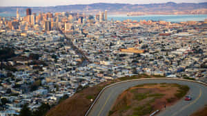 San Francisco Cityscape Twin Peaks View Wallpaper