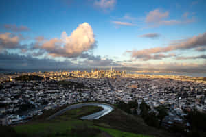 San Francisco Skyline From Twin Peaks Wallpaper