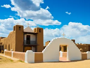 San Geronimo Chapel In Taos Pueblo Wallpaper