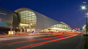 San Jose Airport At Night Wallpaper