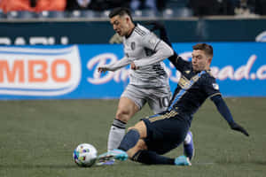 San Jose Earthquakes Cristian Espinoza Against Philadelphia Union Jim Curtin Wallpaper