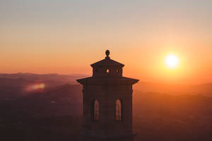 San Marino City Sunset Wallpaper