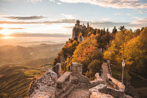 San Marino Titano Castle Wallpaper