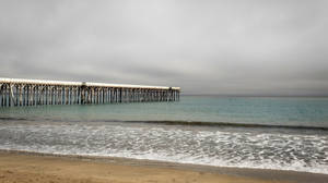 San Simeon Dock View Wallpaper