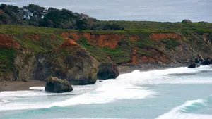 San Simeon Rocks Wallpaper