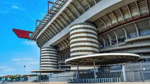 San Siro Stadium Exterior View Wallpaper