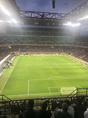 San Siro Stadium Football Match Wallpaper