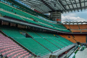 San Siro Stadium Interior View Wallpaper