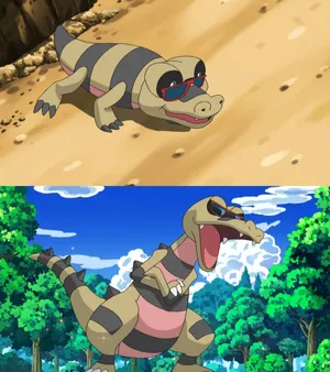 Sandile And Krokorok Side-by-side Wallpaper