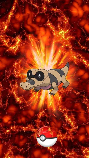 Sandile Surrounded By Fire Phone Wallpaper