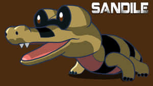 Sandile With Simple Brown Backdrop Wallpaper