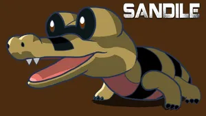 Sandile With Simple Brown Backdrop Wallpaper