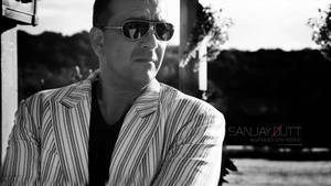 Sanjay Dutt Monochrome Photography Wallpaper