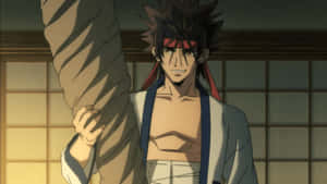 Sanosuke Sagara Anime Portrait Wallpaper