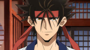 Sanosuke Sagara Anime Portrait Wallpaper