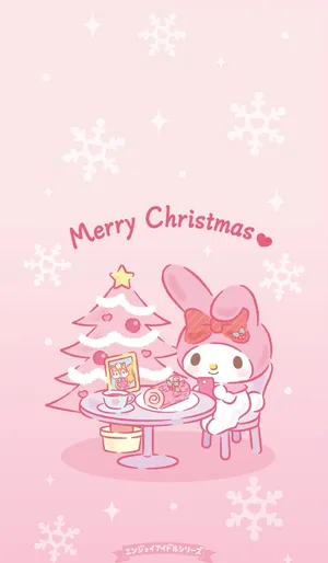 Sanrio Character Christmas Celebration Wallpaper