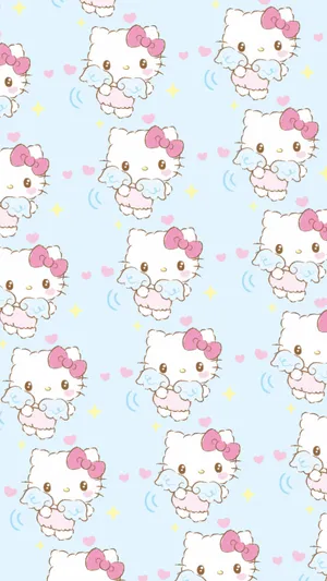 Sanrio Character Pattern Wallpaper Wallpaper