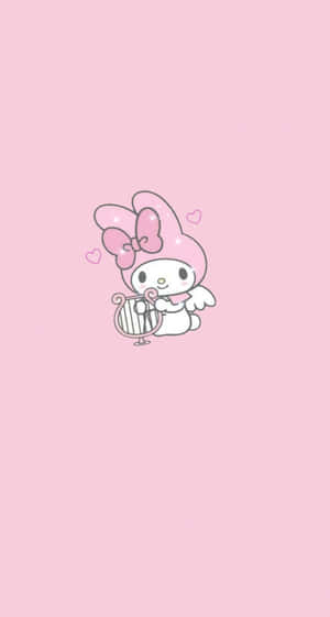 Sanrio Character Pink Aesthetic Wallpaper Wallpaper