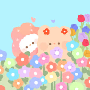 Sanrio Characters Floral Paradise Wallpaper