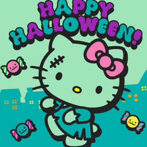 Sanrio Hello Kitty Halloween Celebration Wallpaper