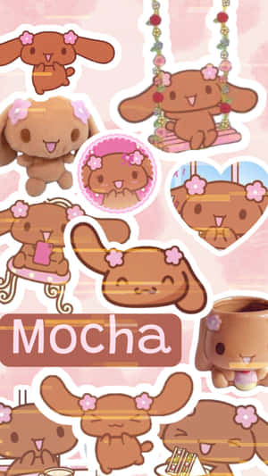 Sanrio Mocha Collage Wallpaper