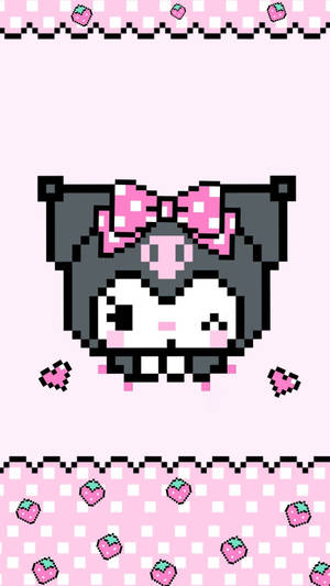 Sanrio Pixel Art Kuromi Wallpaper