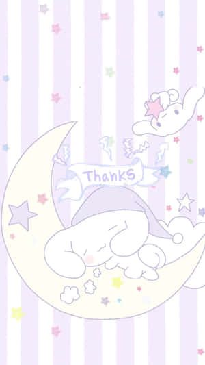 Sanrio Thank You Moonand Bunny Wallpaper