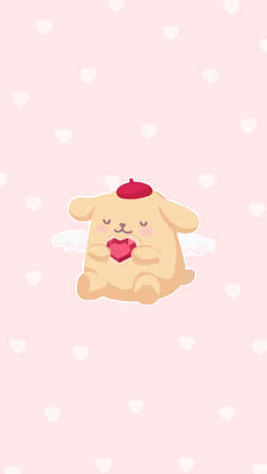 Sanrio_ Valentine_ Puppy_ Love Wallpaper